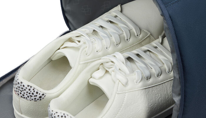 Tasca laterale per le scarpe