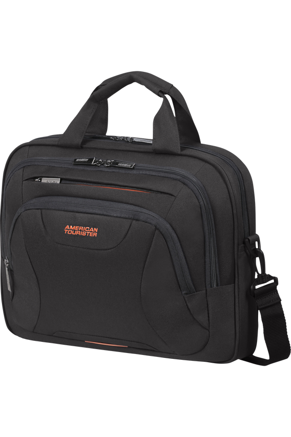 American Tourister At Work Laptop Bag  13.3-14.1inch Black/Orange