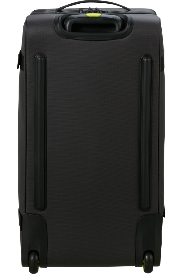American Tourister Urban Track Duffle with Wheels Coated M  Black/Lime American Tourister Urban Track Duffle with Wheels Coated M  Black/Lime