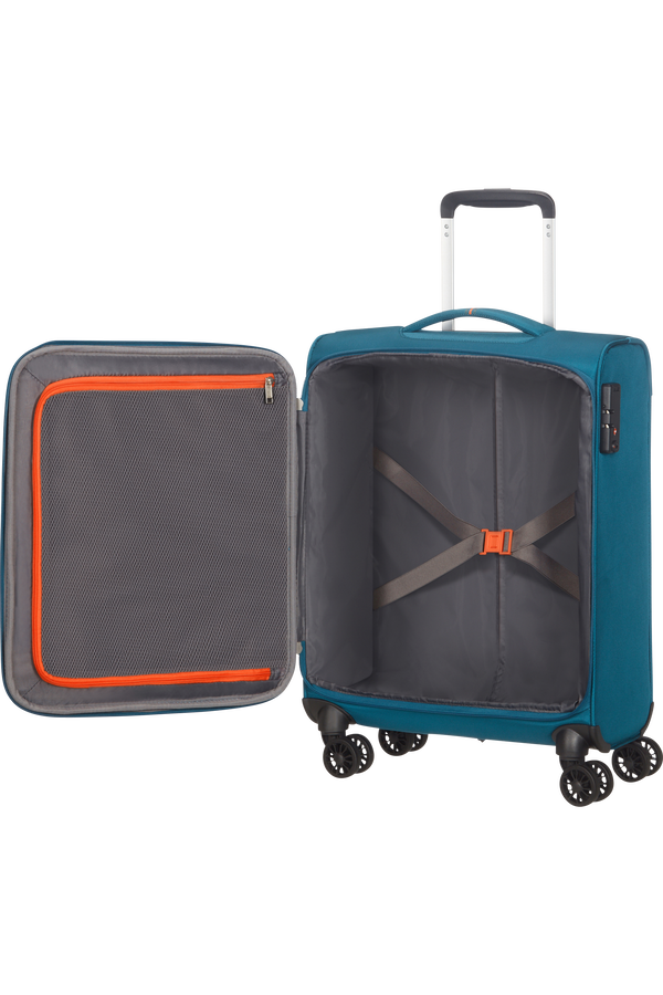 American Tourister Crosstrack Spinner 55cm  Navy/Orange