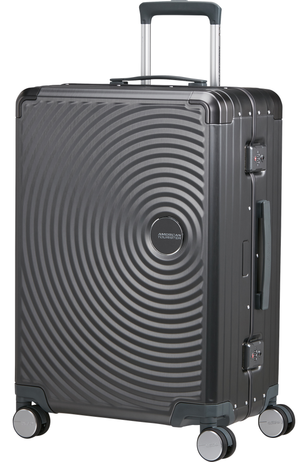 American Tourister Soundbox Alu Spinner TSA 68cm  Brushed Anthracite