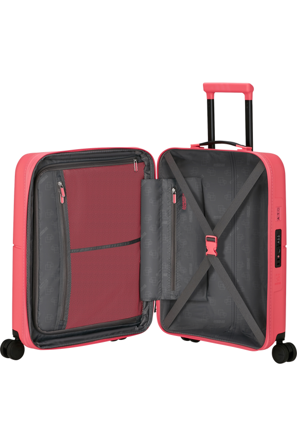 American Tourister DashPop Spinner Expandable TSA 55cm Sugar Pink American Tourister DashPop Spinner Expandable TSA 55cm Sugar Pink