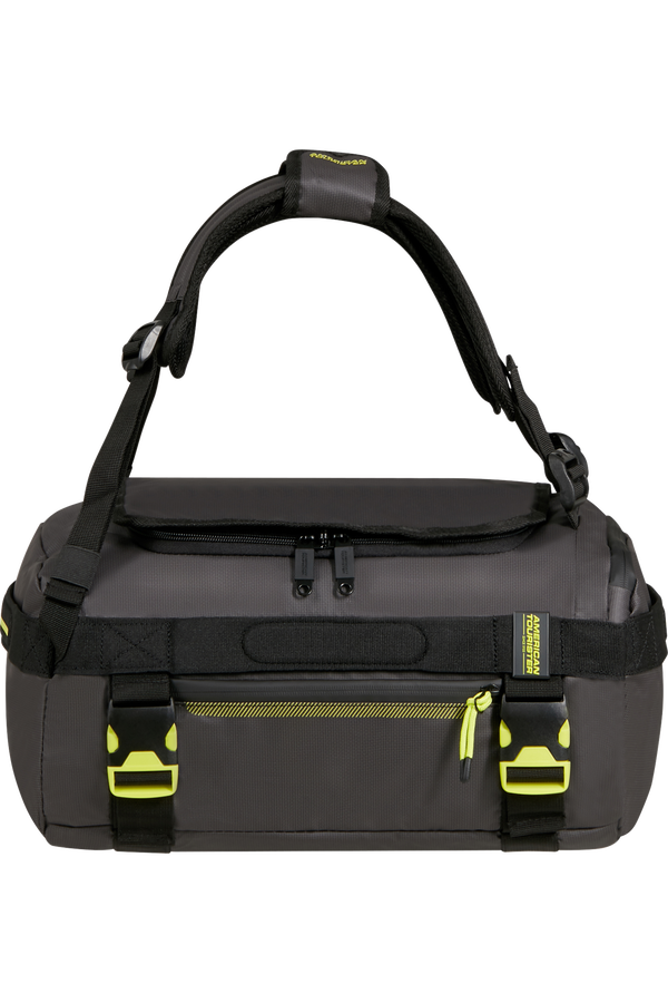 American Tourister Urban Track Duffle/Backpack Coated S  Black/Lime