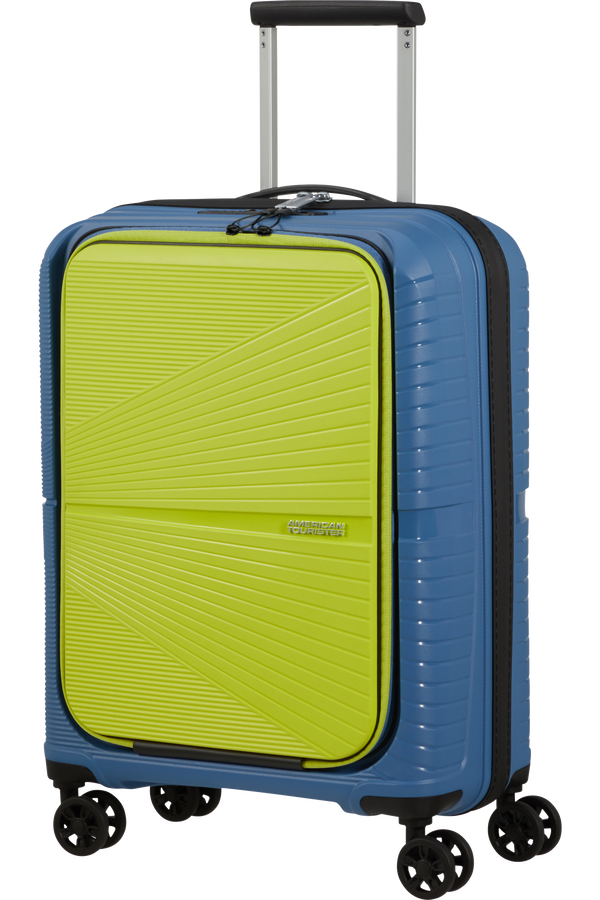 American Tourister Airconic Spinner Frontloader 15.6' 55cm  Coronet Blue/Lime American Tourister Airconic Spinner Frontloader 15.6' 55cm  Coronet Blue/Lime