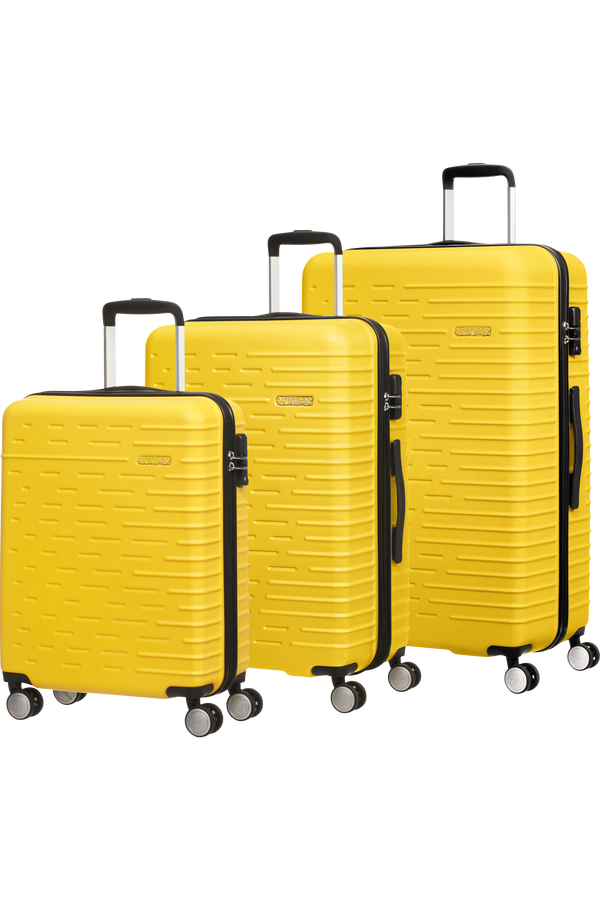 American Tourister Hyperdash 3 PC Set A  Sunset Yellow