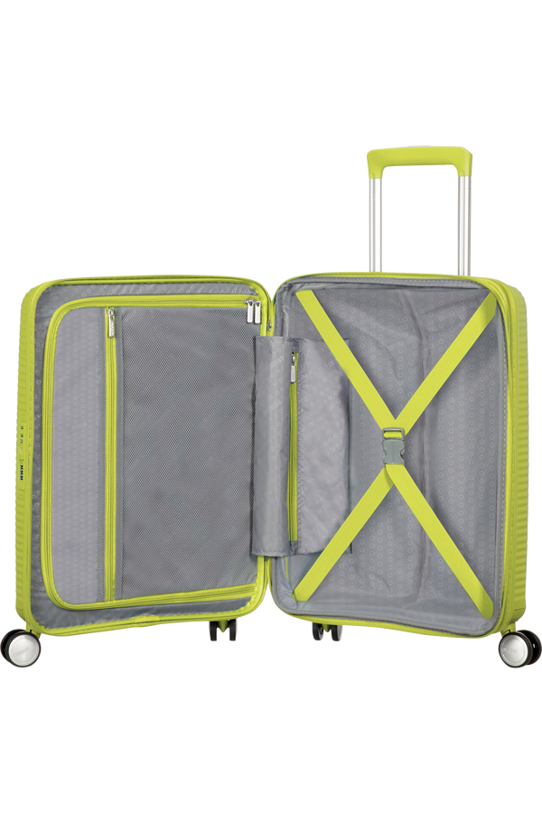 American Tourister Soundbox Spinner espandibile 55cm Tropical Lime