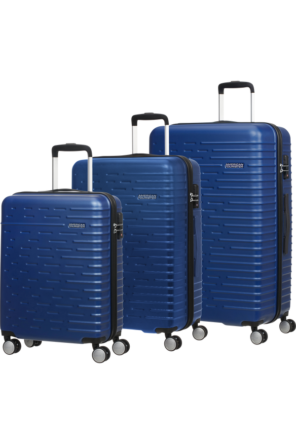 American Tourister Hyperdash 3 PC Set A  Dark Navy
