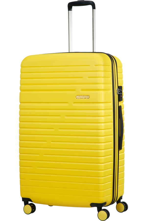American Tourister Aero Racer Spinner Expandable 79cm  Lemon Yellow
