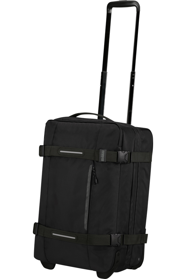 American Tourister Urban Track Duffle with Wheels S  Asphalt Black American Tourister Urban Track Duffle with Wheels S  Asphalt Black