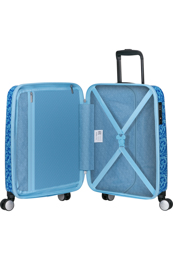 American Tourister Funlight Disney Spinner Disney 55cm  Mickey Lenticular Blue