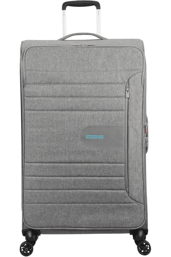 American Tourister Sonicsurfer Spinner Espandibile 80cm Metal Grey