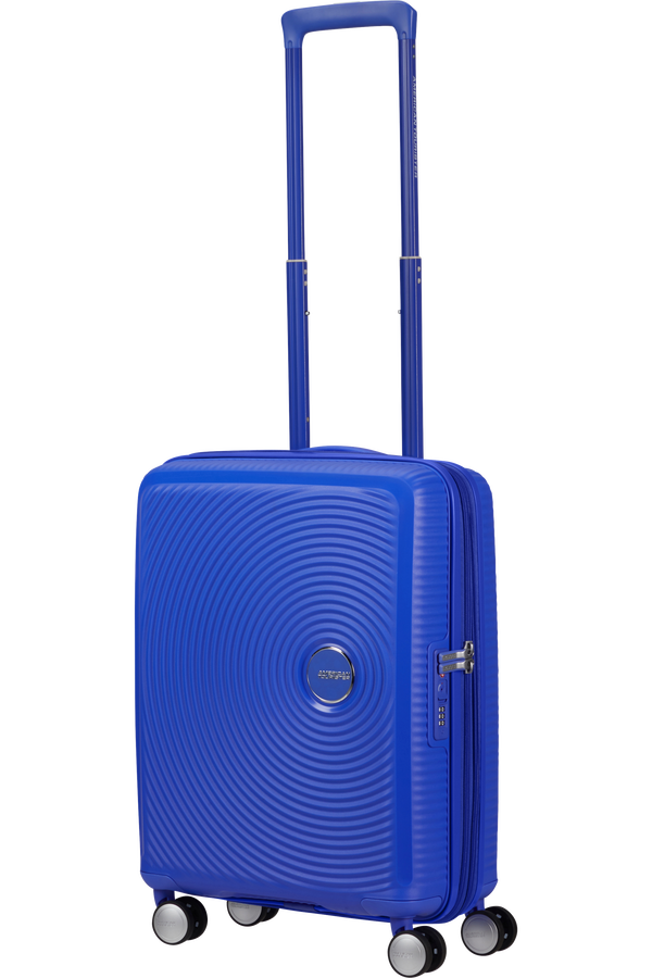 American Tourister SoundBox Spinner Expandable 55cm  Cobalt Blue American Tourister SoundBox Spinner Expandable 55cm  Cobalt Blue