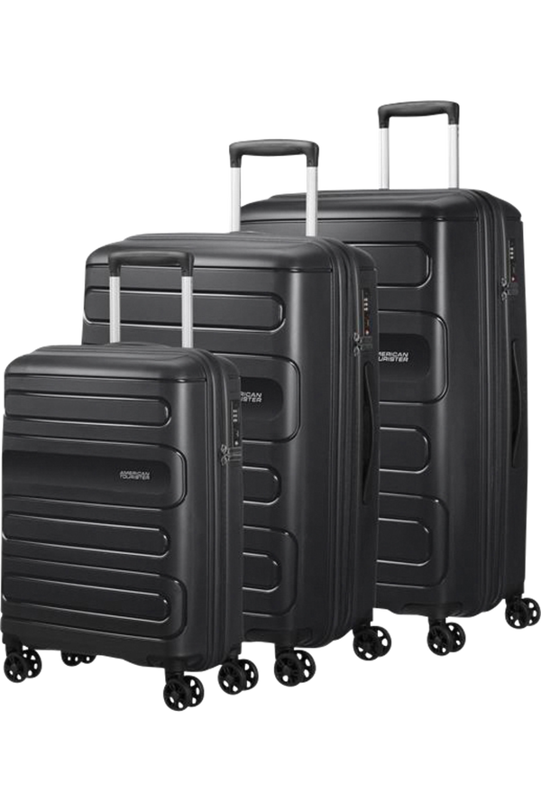 American Tourister Sunside 3 Pc Set C  Nero