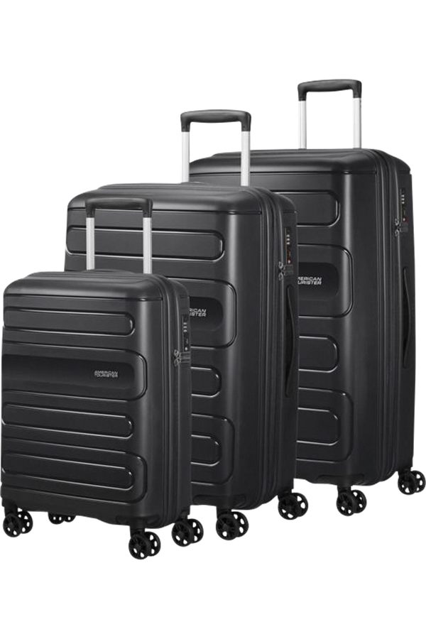 American Tourister Sunside 3 Pc Set C Nero