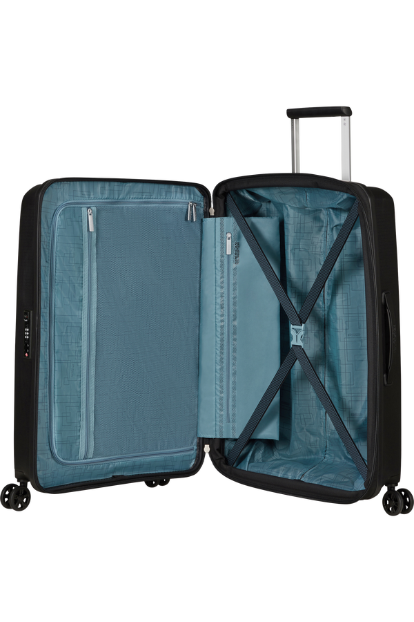American Tourister Aerostep Spinner 67/24 Exp Tsa 67cm  Nero American Tourister Aerostep Spinner 67/24 Exp Tsa 67cm  Nero