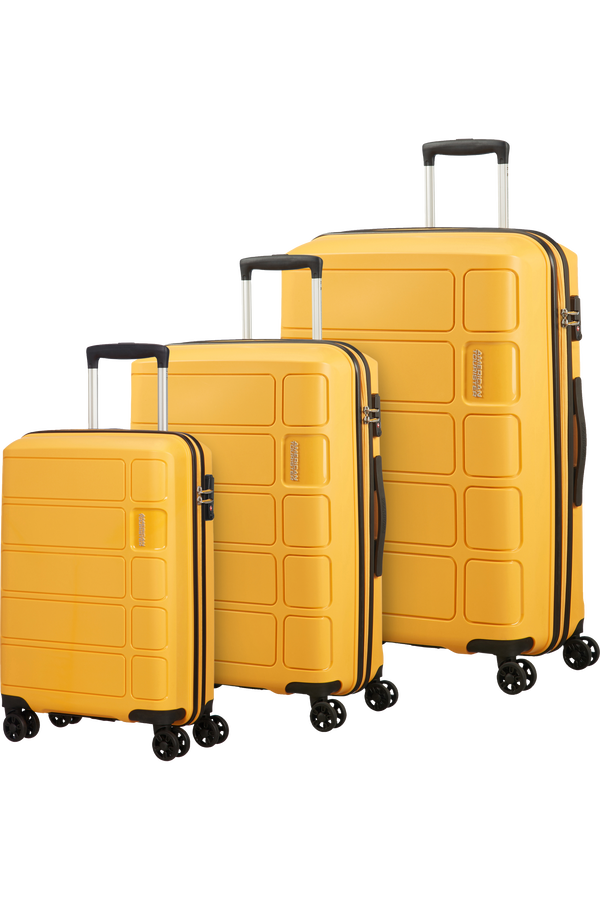 American Tourister Summer Splash 3 PC Set B Summer Splash  Honey Yellow