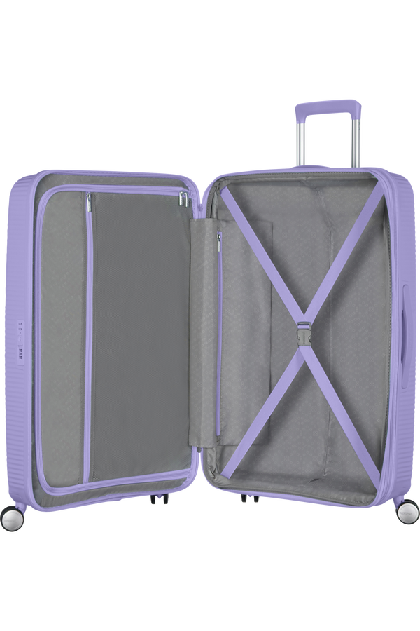American Tourister Soundbox Spinner Expandable 67cm  Lavender American Tourister Soundbox Spinner Expandable 67cm  Lavender