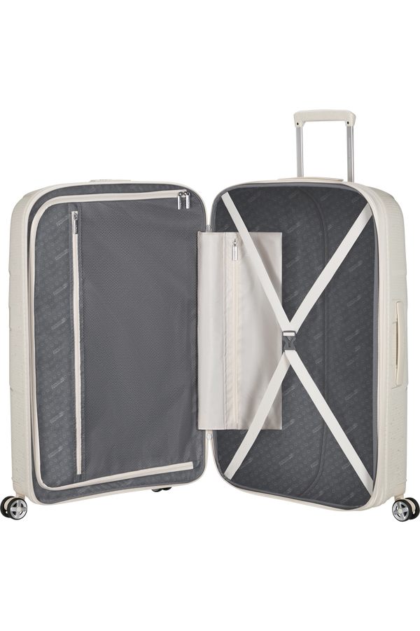 American Tourister StarVibe Spinner Expandable TSA LTD 77cm  Cream Speckles