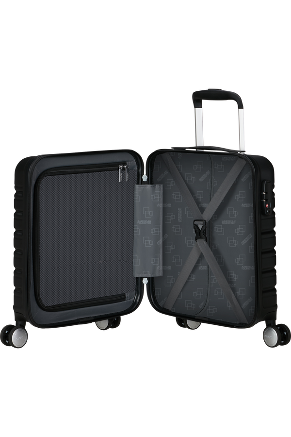 American Tourister Flashline SPINNER UNDERSEATER 45cm  Shadow Black