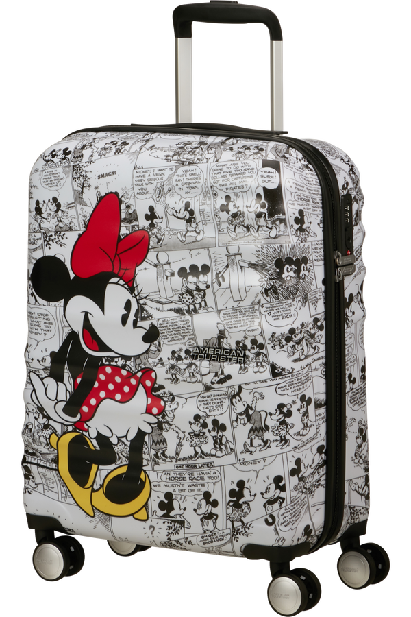 American Tourister Disney Wavebreaker Spinner TSA Disney Fl 55cm  Minnie Comics White