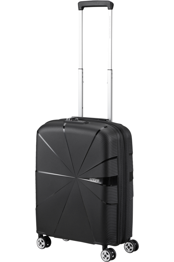 American Tourister Starvibe Spinner Expandable TSA 55cm Nero
