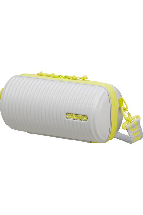American Tourister Rollio Cross Body  Light Grey/Lime American Tourister Rollio Cross Body  Light Grey/Lime