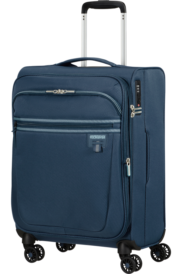 American Tourister Aerospin Spinner Expandable S  Indigo American Tourister Aerospin Spinner Expandable S  Indigo