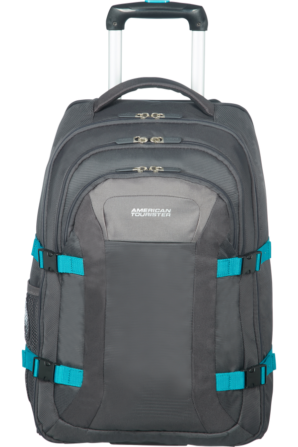 American Tourister Road Quest Zaino porta con ruote pc 39.6cm/15.6inch  Grey/Turquoise