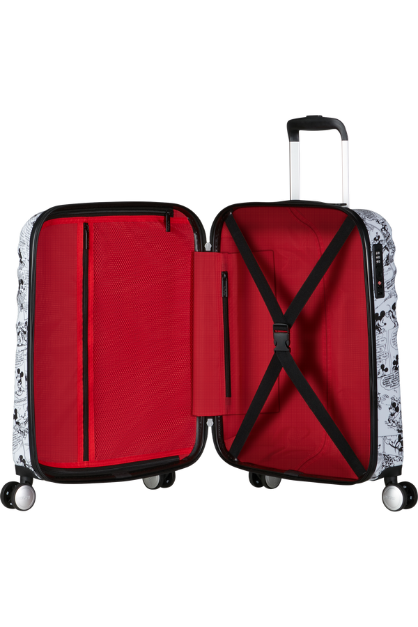 American Tourister Disney Wavebreaker Spinner TSA Disney Fl 55cm  Minnie Comics White