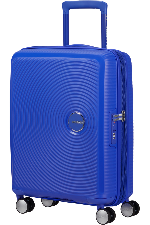 American Tourister SoundBox Spinner Expandable 55cm  Cobalt Blue American Tourister SoundBox Spinner Expandable 55cm  Cobalt Blue