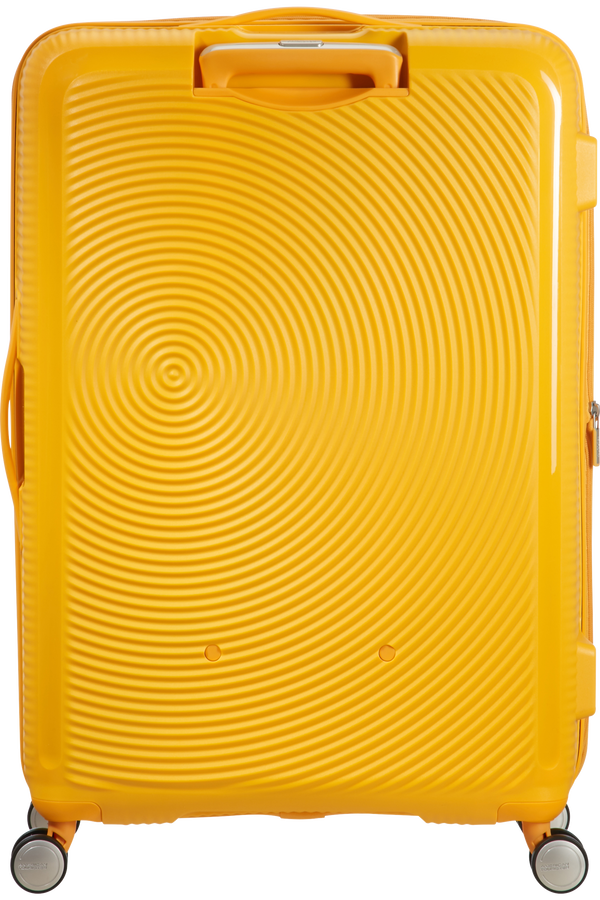 American Tourister Soundbox Spinner 77  Golden Yellow American Tourister Soundbox Spinner 77  Golden Yellow