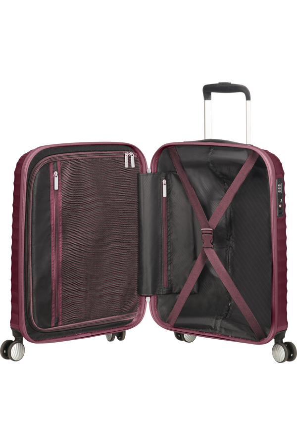 American Tourister Jetglam Spinner TSA 55cm  Metallic Grape Purple