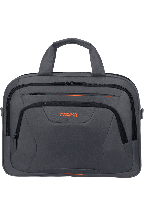 American Tourister At Work Laptop Bag  15.6inch Grey/Orange