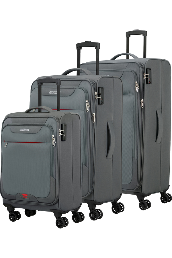 American Tourister Street Roll 3 Pc Set B Grigio