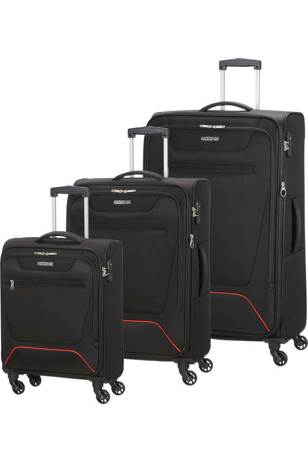 American Tourister Hyperbreez 3 pc Set A  Nero