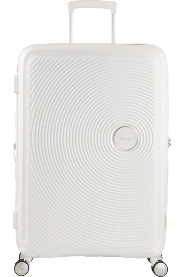 American Tourister Soundbox Spinner espandibile 67cm Pure White