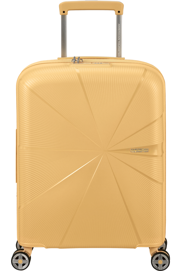 American Tourister StarVibe Spinner Expandable TSA 55cm  Metallic Banana