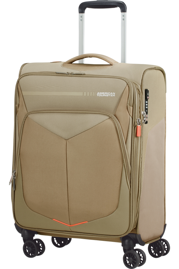 American Tourister Summerfunk Spinner Exp TSA 55cm  Beige
