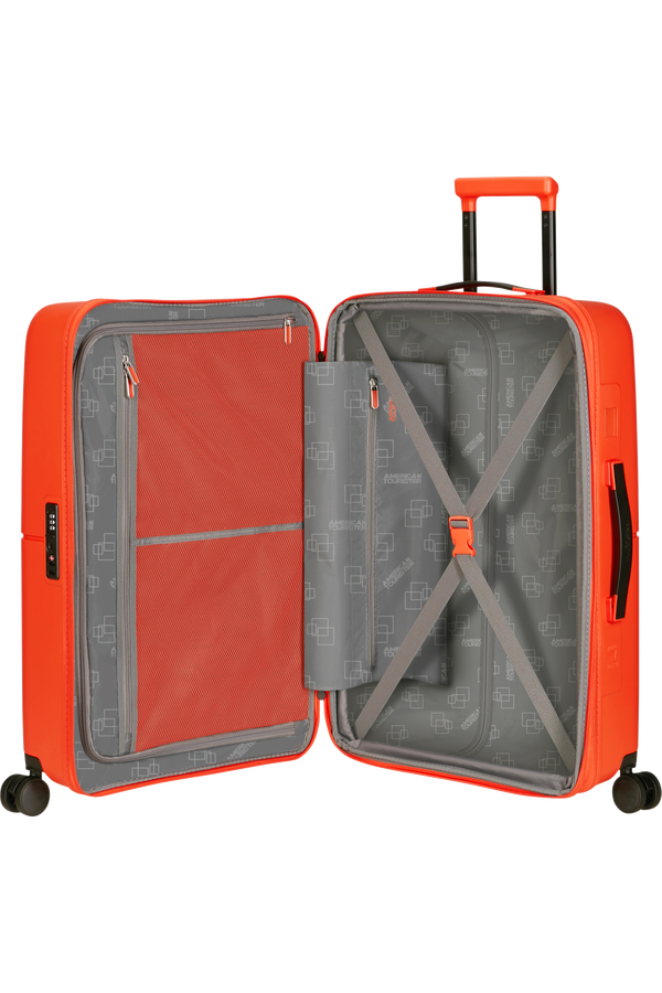 American Tourister DashPop Spinner Expandable TSA 67cm  Tangerine Red American Tourister DashPop Spinner Expandable TSA 67cm  Tangerine Red