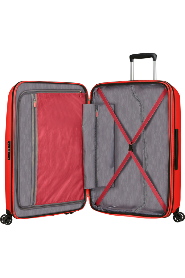American Tourister Bon Air Dlx Spinner TSA Expandable 75cm  Magma Red American Tourister Bon Air Dlx Spinner TSA Expandable 75cm  Magma Red