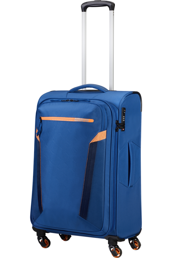 American Tourister At Eco Spin Spinner TSA 67cm  Deep Navy American Tourister At Eco Spin Spinner TSA 67cm  Deep Navy