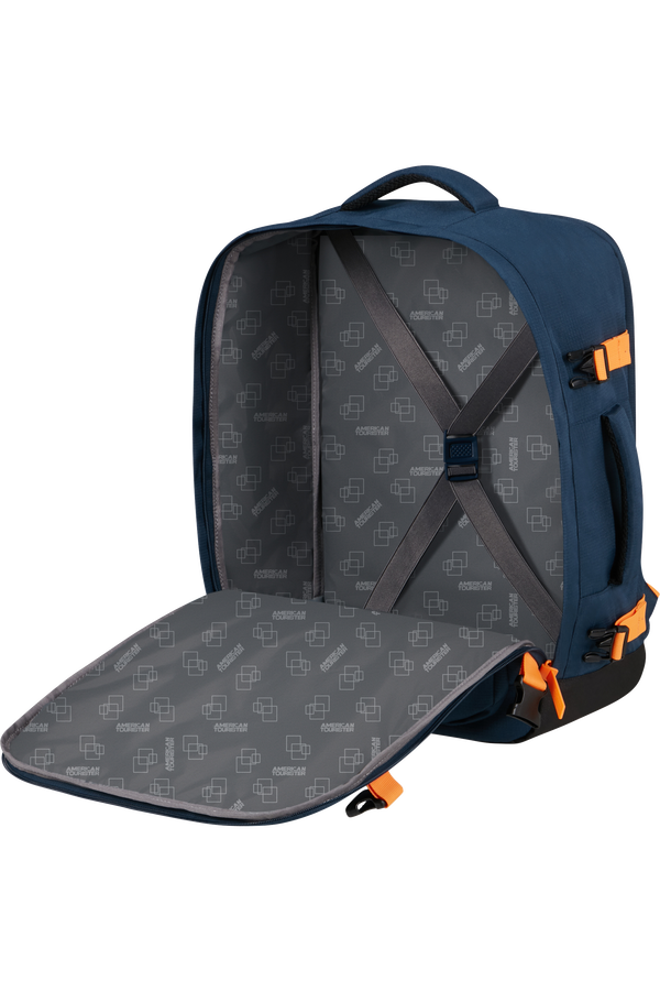 American Tourister Take2cabin Casual Backpack MS  Dark Navy/Radiant Orange