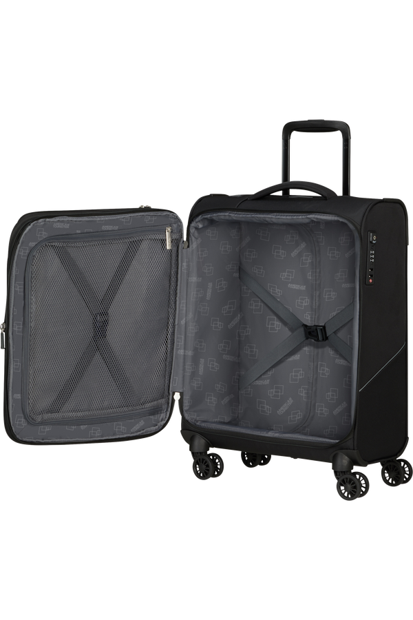 American Tourister SummerRide Spinner S EXP TSA 55cm Nero American Tourister SummerRide Spinner S EXP TSA 55cm Nero