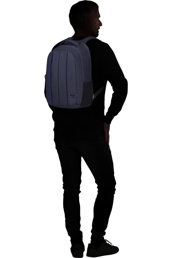 American Tourister Streethero Laptop Backpack 15.6'  Navy Melange