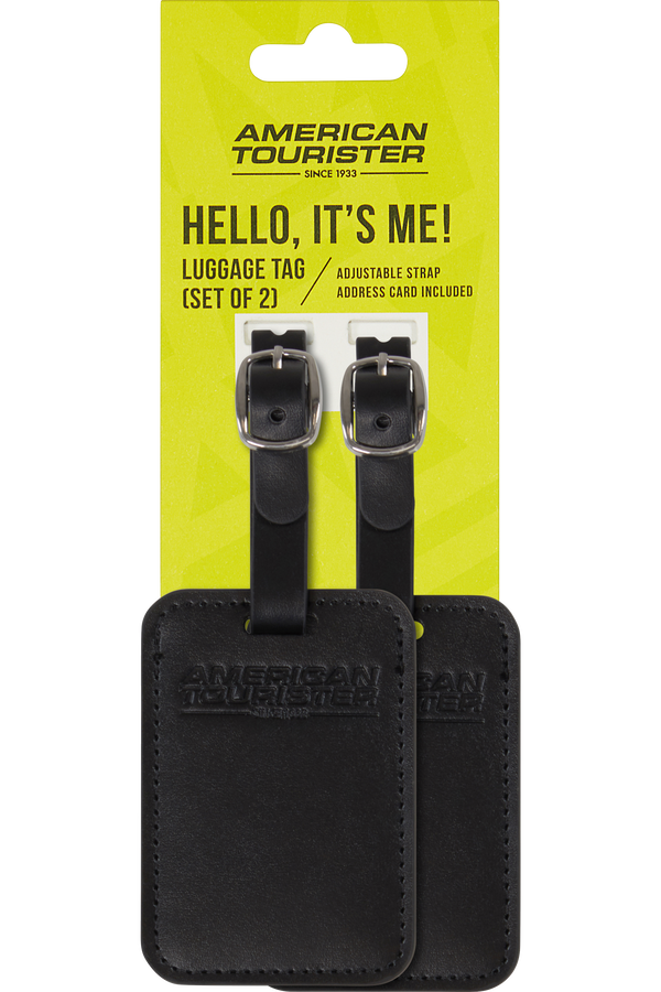 American Tourister American Tourist. Ta Luggage Tag X2  Nero
