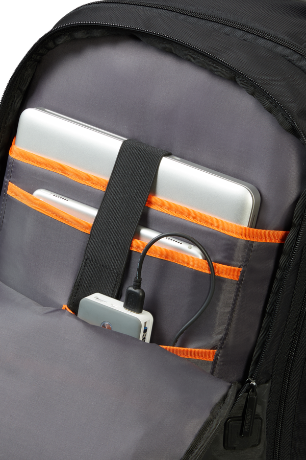 American Tourister At Work Laptop Backpack with Wheels Camo 15.6'  Nero