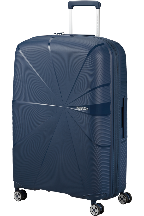 American Tourister Starvibe Spinner Expandable 77cm Navy American Tourister Starvibe Spinner Expandable 77cm Navy