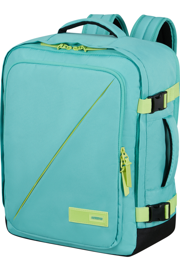 American Tourister Take2cabin Casual Backpack MS  Dusty Turquoise/Lime