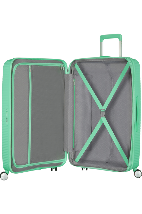 American Tourister Soundbox Spinner 77  Deep Mint