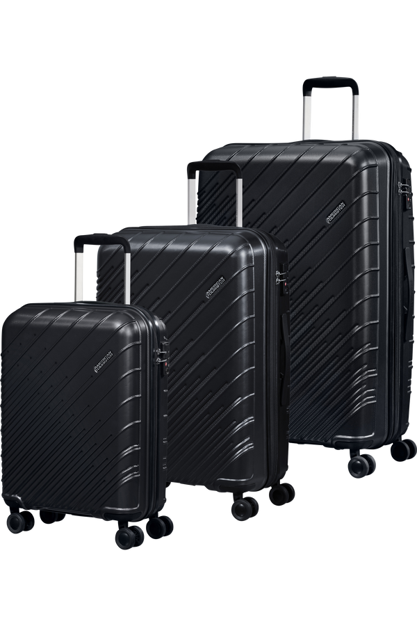 American Tourister Speedstar 3 PC SET A  Nero
